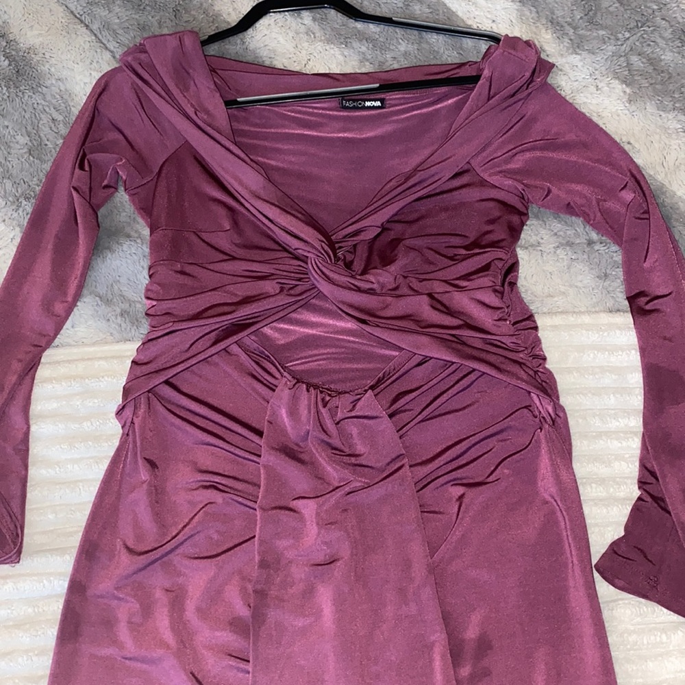 Purple dress